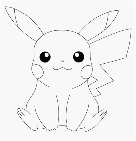 How To Draw Pikachu In Steps Sketch Hd Png Download Kindpng