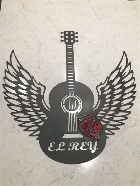 El Rey Memorial Guitar Aandm Custom Metal Designz