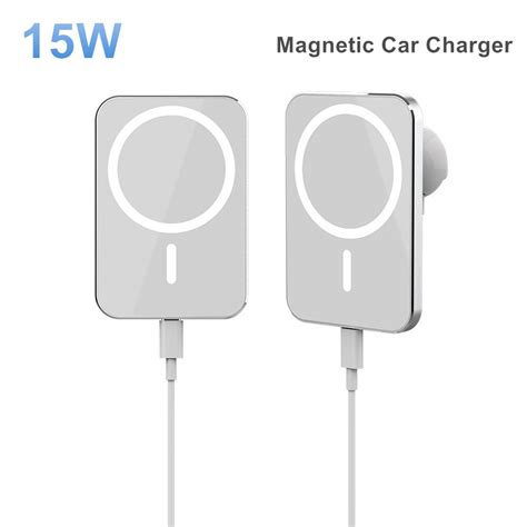 15w Magsafe Wireless Car Charger For Iphone 12 Pro Mini