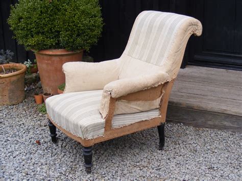 Chairs seat width seat depth seat height seat height; Scroll Back chair with Ticking on seat and back. Height ...