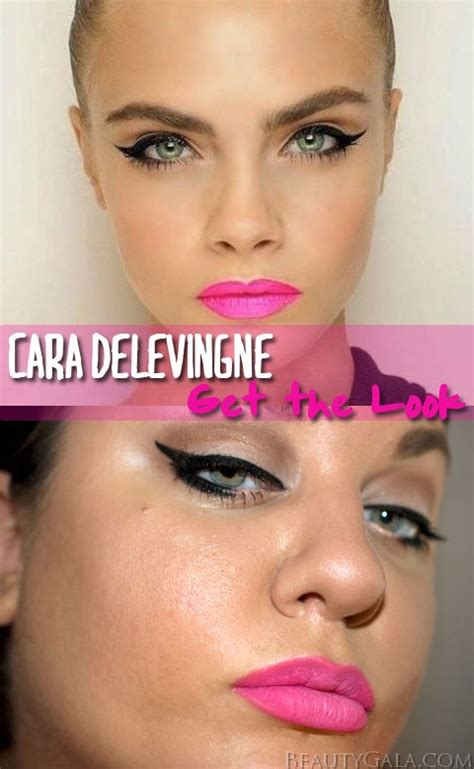 Get The Look Cara Delevingnes Winged Liner And Hot Pink Lips