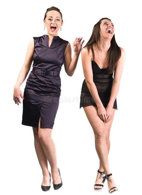 Two Beautiful Laughing Women Stock Image Image Of Caucasian Cheerful