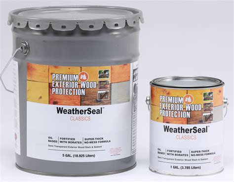 Weatherseal Stain Oil Based Exterior Log Wood Stain And Sealer