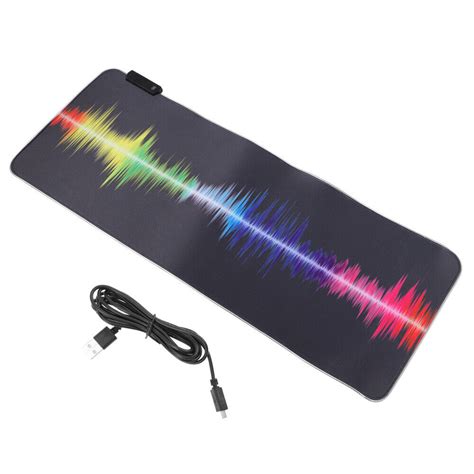 Light Up Mouse Pad Rgb Usb Powered Gaming Led Mouse Pad Computer