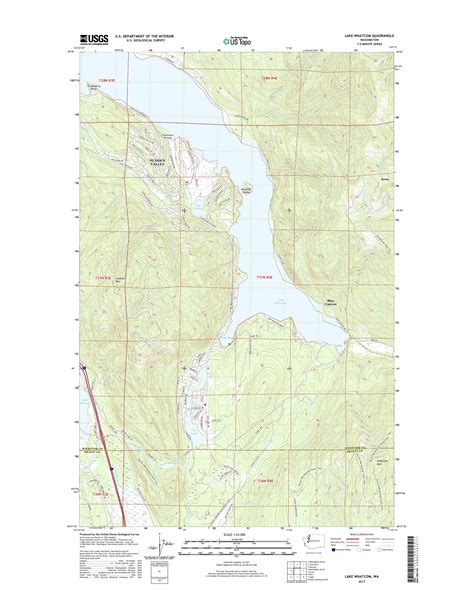 Mytopo Lake Whatcom Washington Usgs Quad Topo Map
