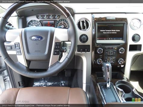 Platinum Unique Pecan Leather Interior Dashboard For The 2013 Ford F150