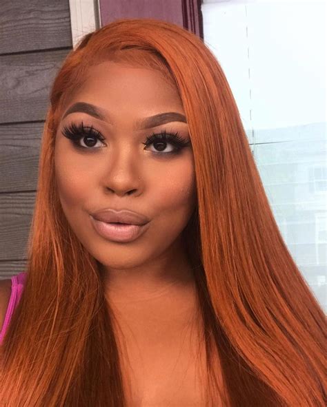 The Colorful Trend Of Orange Hair On Dark Skin In 2023 The Fshn