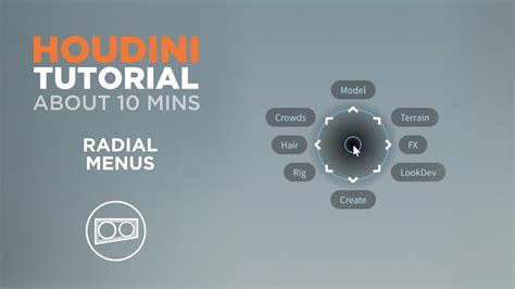 Houdini Tutorial Radial Menus Speed Up Your Workflow And Save Time