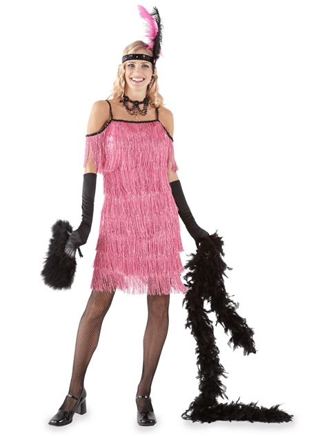 Pink Flapper Costume For Women Chasing Fireflies