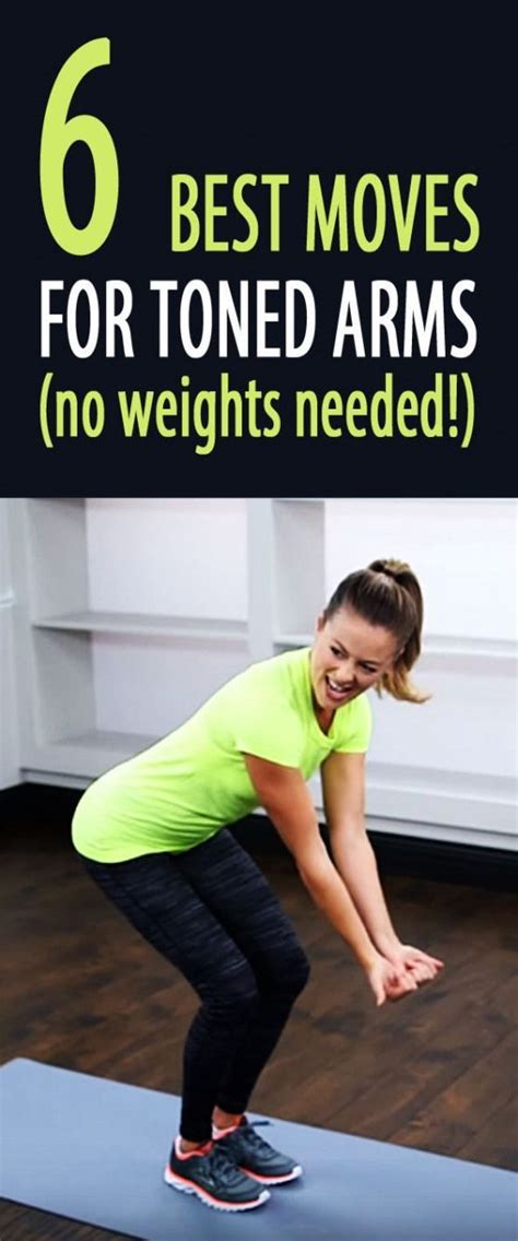 6 Best Exercises For Toned Arms No Weights Needed Armworkout