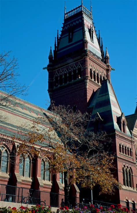 The High Gothic Memorial Hall At Harvard University Cambridge