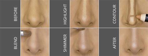 Make sure it looks nice and smooth before you contour. Make your nose look smaller with CONTOURING! | Blog by ...