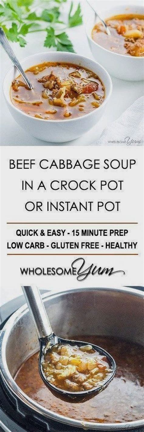 This detox vegan cabbage soup is quick and easy to make, delicious and packed with nutrients. Marti Inman saved to Insta pot and it's slow cooker- GF recipies for main meals and deserts- in ...