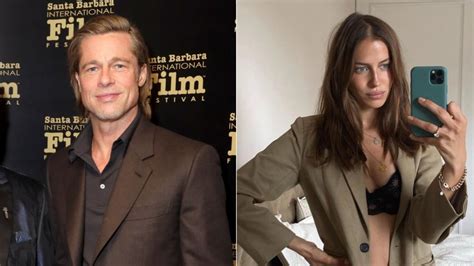 Inside Brad Pitt And Nicole Poturalskis Relationship
