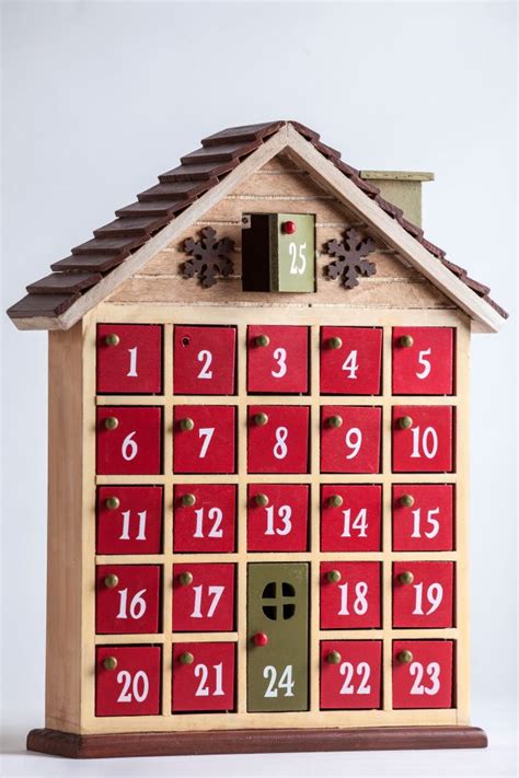 A Wooden Advent Calendar Used To Be What Tradition Dictated Each