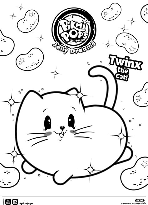 Get free printable coloring pages for kids. New Pikmi Popss Coloring Pages Printable