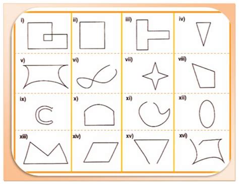 Worksheet on Closed Curves and Open Curves | Simple Closed Curves