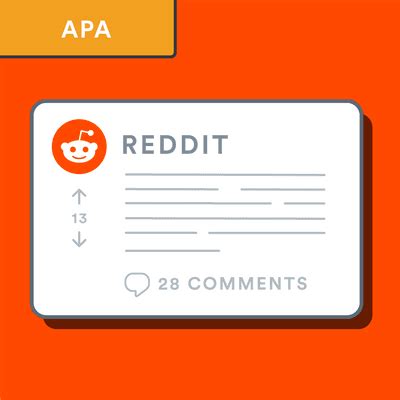 In rh's answer, the first entry is the title of the work, not the author, as there is no author. APA: how to cite a Reddit post Update 2020 - BibGuru Guides