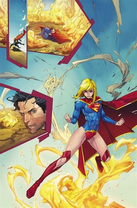 Superman And Supergirl By Kenneth Rocafort Dc Comics Art