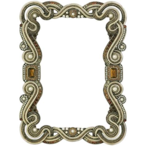 Beaded Frames Liked On Polyvore Featuring Frames Borders Backgrounds And Picture Frame Bead
