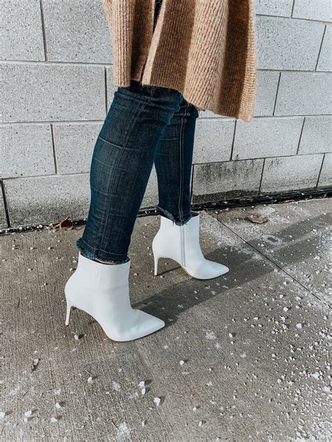 White Ankle Boots How To Wear White Boots Life With Aco By Amanda L