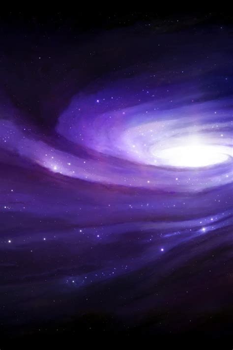 640x960 Purple Galaxy Iphone 4 Wallpaper