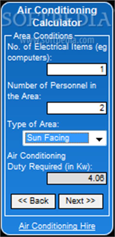 Looking for an air conditioner room size guide? Download Air Conditioning Calculator 1.0