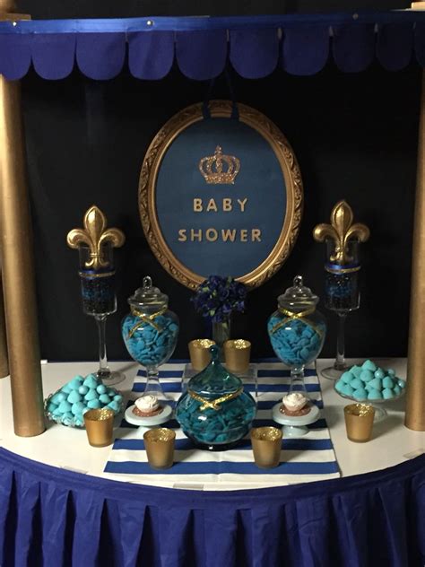 You'll find a truly unique selection of baby shower decorations, personalized party favors, baby shower games and more at bigdotofhappiness.com. Baby shower- little prince navy blue and gold perfect ...