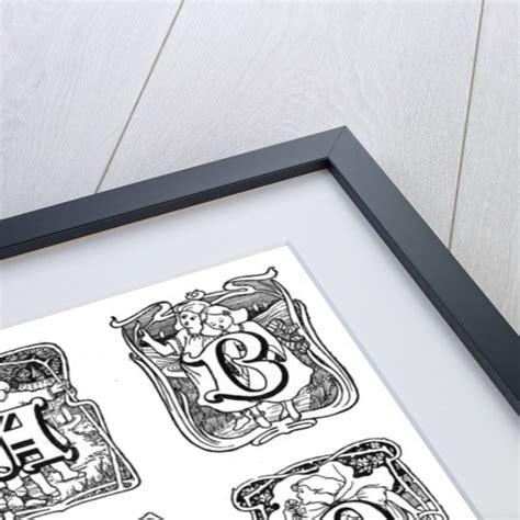 A Set Of Decorative Initial Letters Posters And Prints By Anonymous