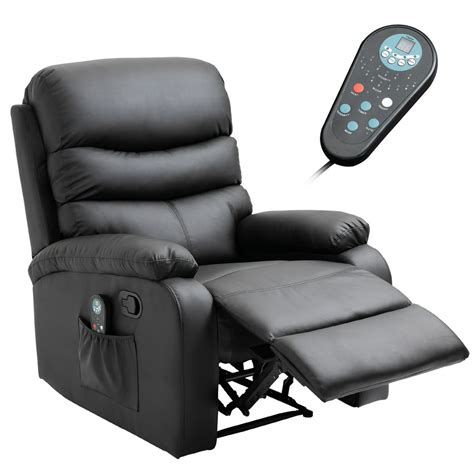 Homcom Manual Massage Recliner Chair With Heat And Remote Control 8