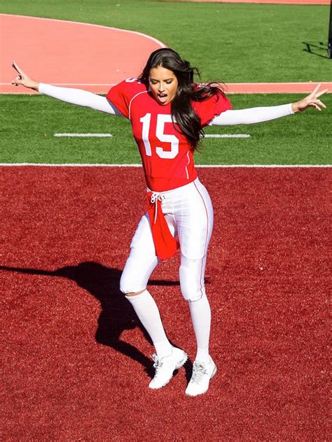 Game On Victoria’s Secret Angels Play Football Nawo