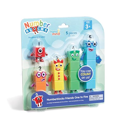 Buy Hand2mind Numberblocks Friends One To Five Figures Toy Figures