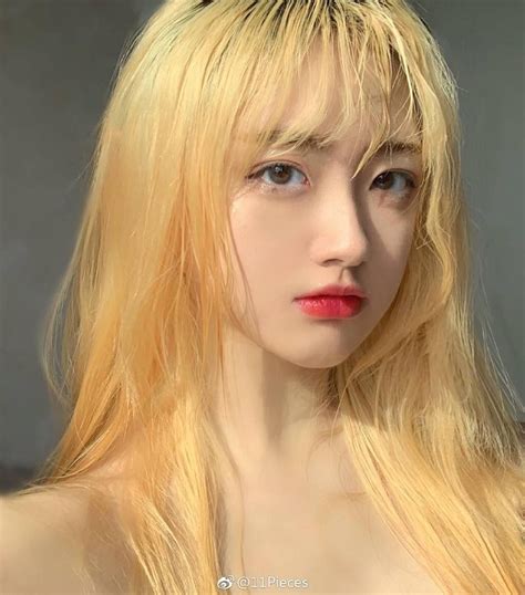 Lấy Follow Kẹo “tóc Vàng Girl Hair Colors Beauty Girl Korean Hair Color