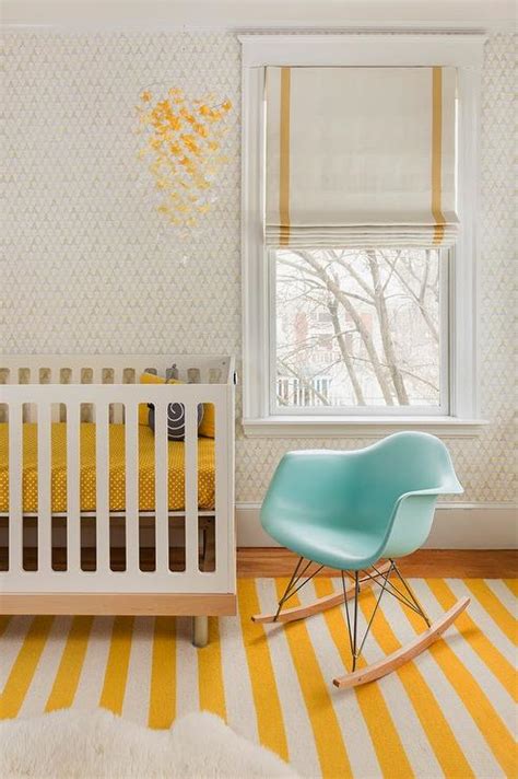 Yellow Butterfly Nursery Mobile Contemporary Nursery