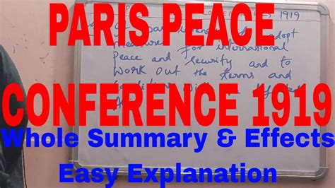 Paris Peace Conference 1919what Is Paris Peace Conferencepeace Paris
