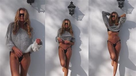 Elle Macpherson Proves She Still Has The Body By Flaunting Toned Torso In A Black Bikini