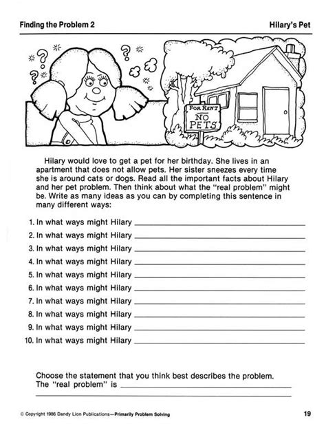 We are happy to release our first packet of free worksheets. Printable Problem Solving Worksheets - Bing Images ...