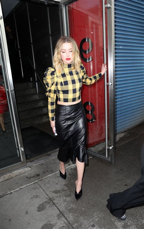 Amber Heard At Alice Olivia By Stacey Bendet Show At New York Fashion
