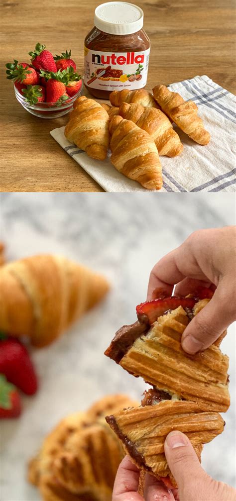 Nutella And Strawberry Croissant — Fresh Simple Home Recipe Nutella