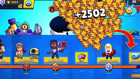 2502 Trophies Nonstop Without Collecting The Trophy Road Brawl Stars