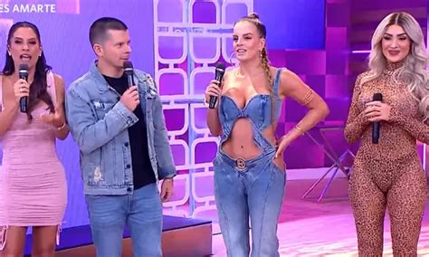 Alejandra Baigorria Y Mario Hart Reaccionaron Así Tras Reencontrarse En Vivo América Televisión