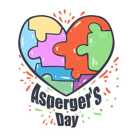 Ejemplo Dibujado Mano Del Diseño Del Día Del Asperger Png Dibujos Símbolo Ilustración Autismo