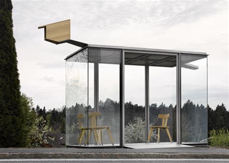 World Famous Architects Design Bus Stops For An Austrian Village