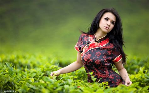 Girl On A Tea Plantation Wallpapers And Images