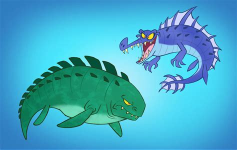 Cretaceous And Maelstrom By Tyruscherry On Deviantart