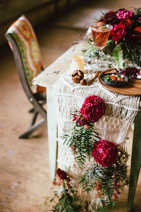 25 Bohemian Macrame Knotted Wedding Decor Ideas Dpf