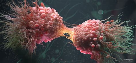 Cancer Cell Division On Behance Cancer Cell Microscopic Photography