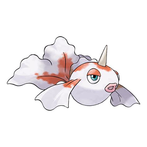 It is usually docile, but if it is disturbed while sipping honey, it chases off the intruder with its horn. Goldeen | Pokédex