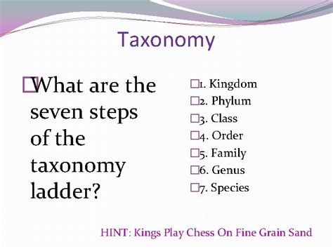 Scientific Classificationtaxonomy Scientific Classification What Is The