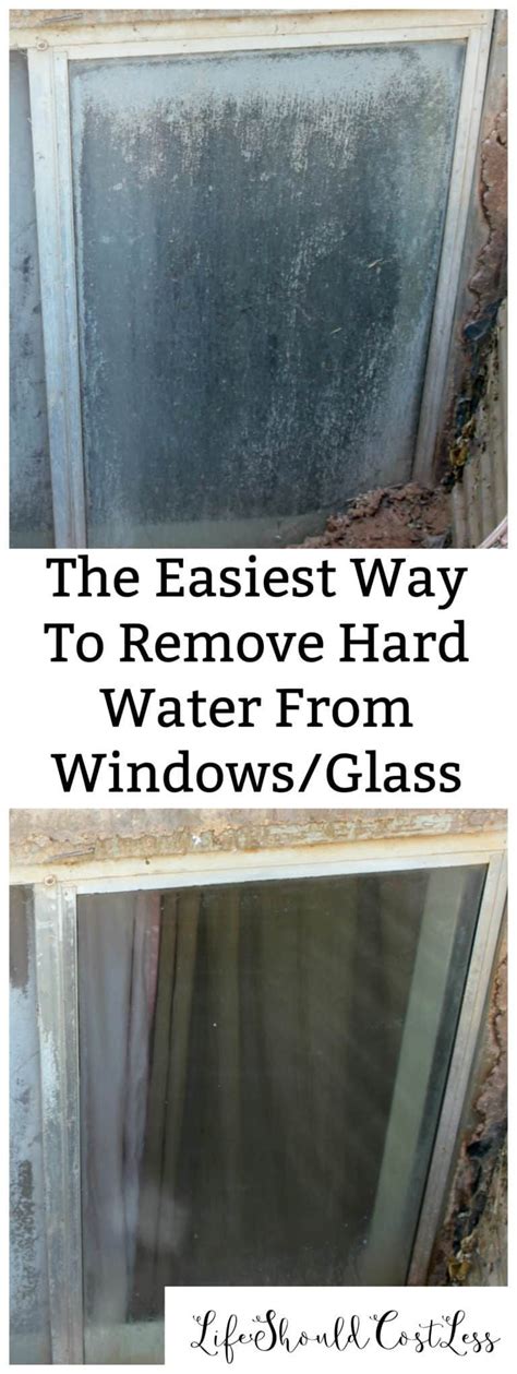 The Easiest Way To Clean Hard Water Off Of Windowsglass